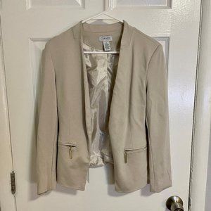 Carmen Beige Blazer Size 4